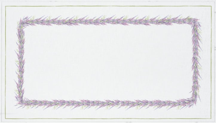 Linen tablecloth, farmhouse decor, lavenders, rectangle tablecloth, 100% linen fabric