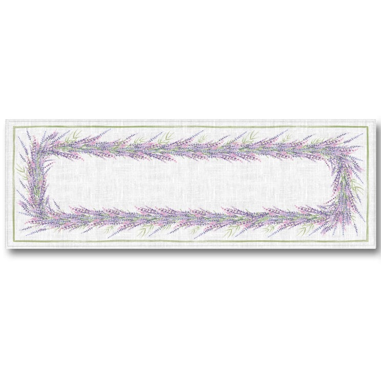 Table runner, Lavenders, linen, custom size, housewarming gift, lavenders, easter table decor, farmhouse decor, wedding table decor, linen