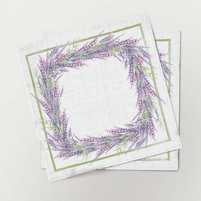 Napkins set, lavenders, napkins set, linen napkins, cloth napkin, 100% linen, dinner napkins, beige linen napkins