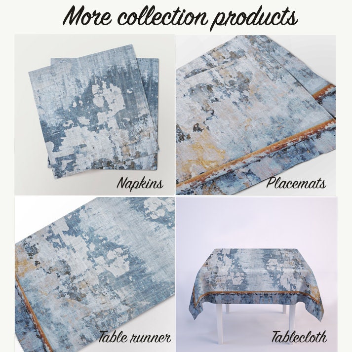 Linen tablecloth, Wabi Sabi, rectangle tablecloth, rustic decor, mother in law gift, 1st anniversary gift, wedding gift