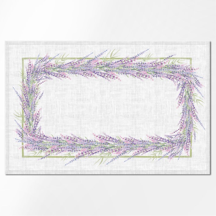 Lavenders, placemats, cloth napkins, linen, lunch Placemats, vintage placemats, housewarming gift, thanksgiving table, lavender, boho decor