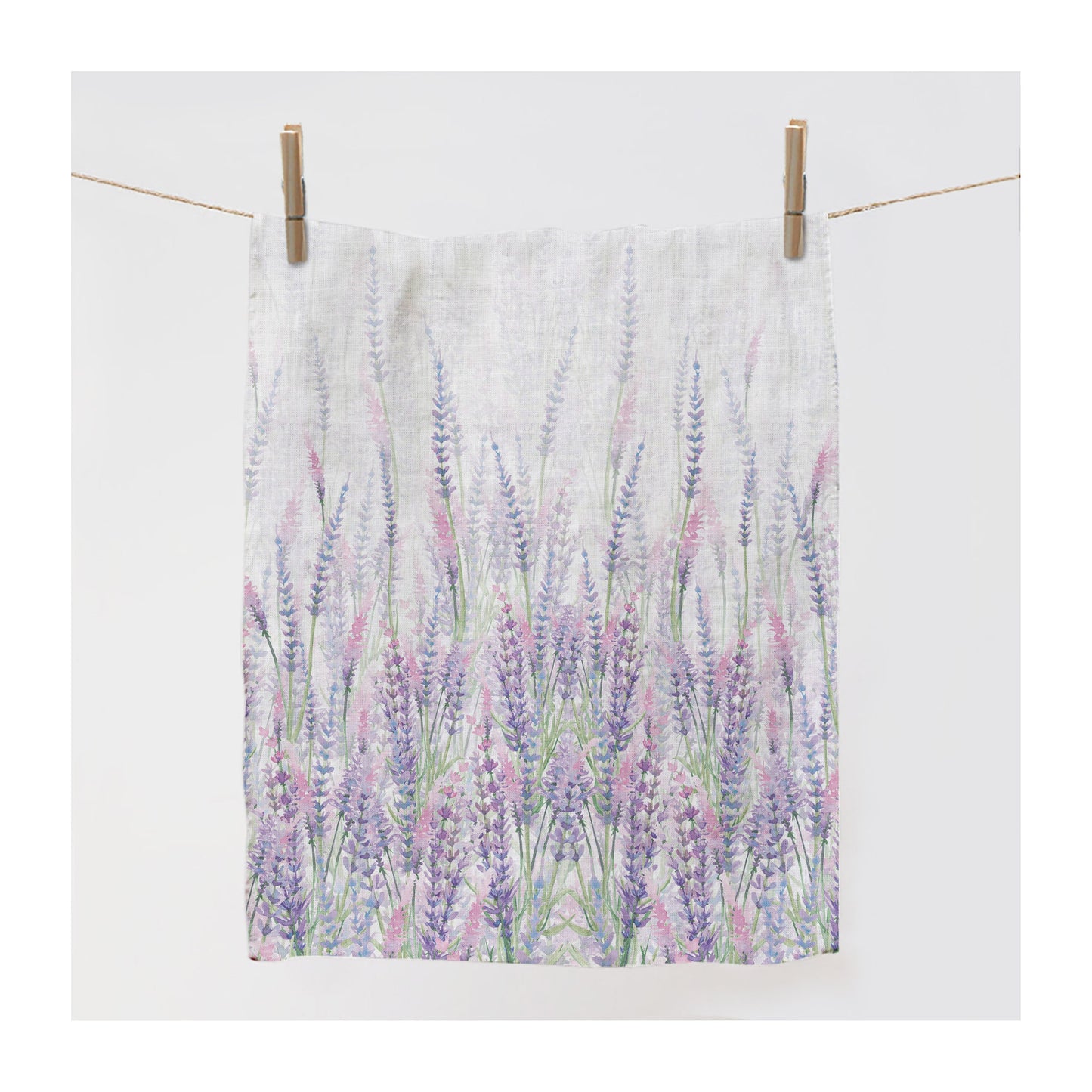 Lavenders, Tea towel, Kitchen towel, 100% linen fabric, Gift for her, Linen towel, Organic fabric towel, Tea towel art, Holiday gifts