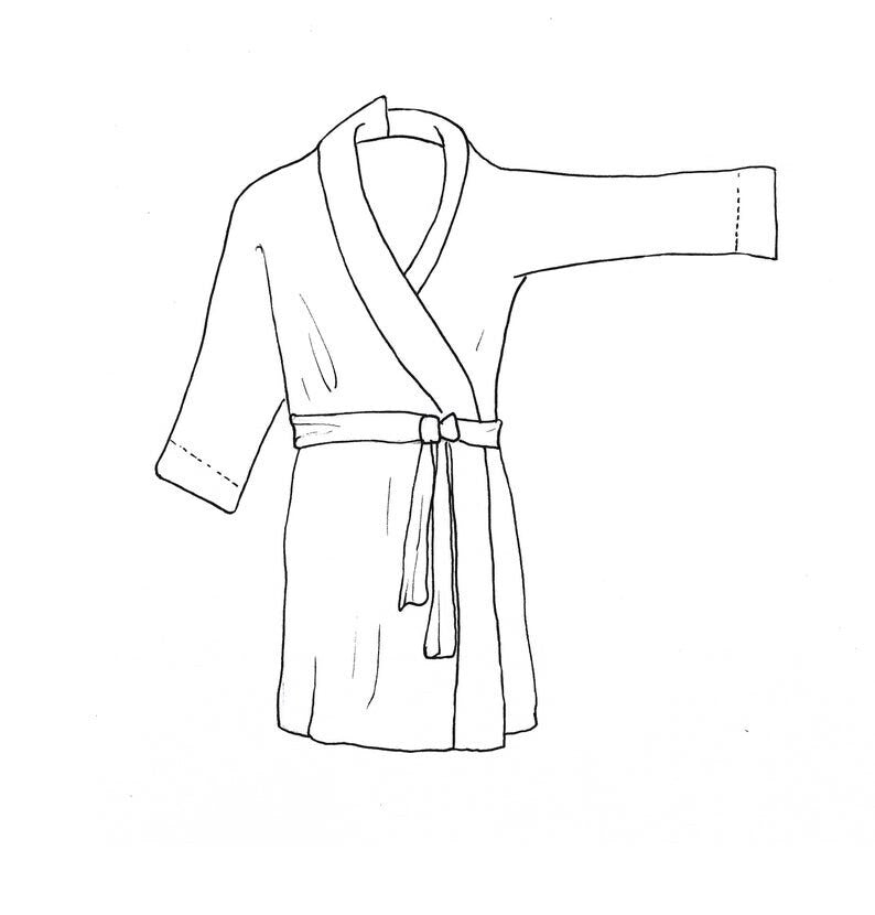 Kimono robe, Vincent van Gogh, kimono cardigan, bathrobe, Almond blossom, 100% linen, bridesmaid gift, Linen robe, linen, Linen bathrobe