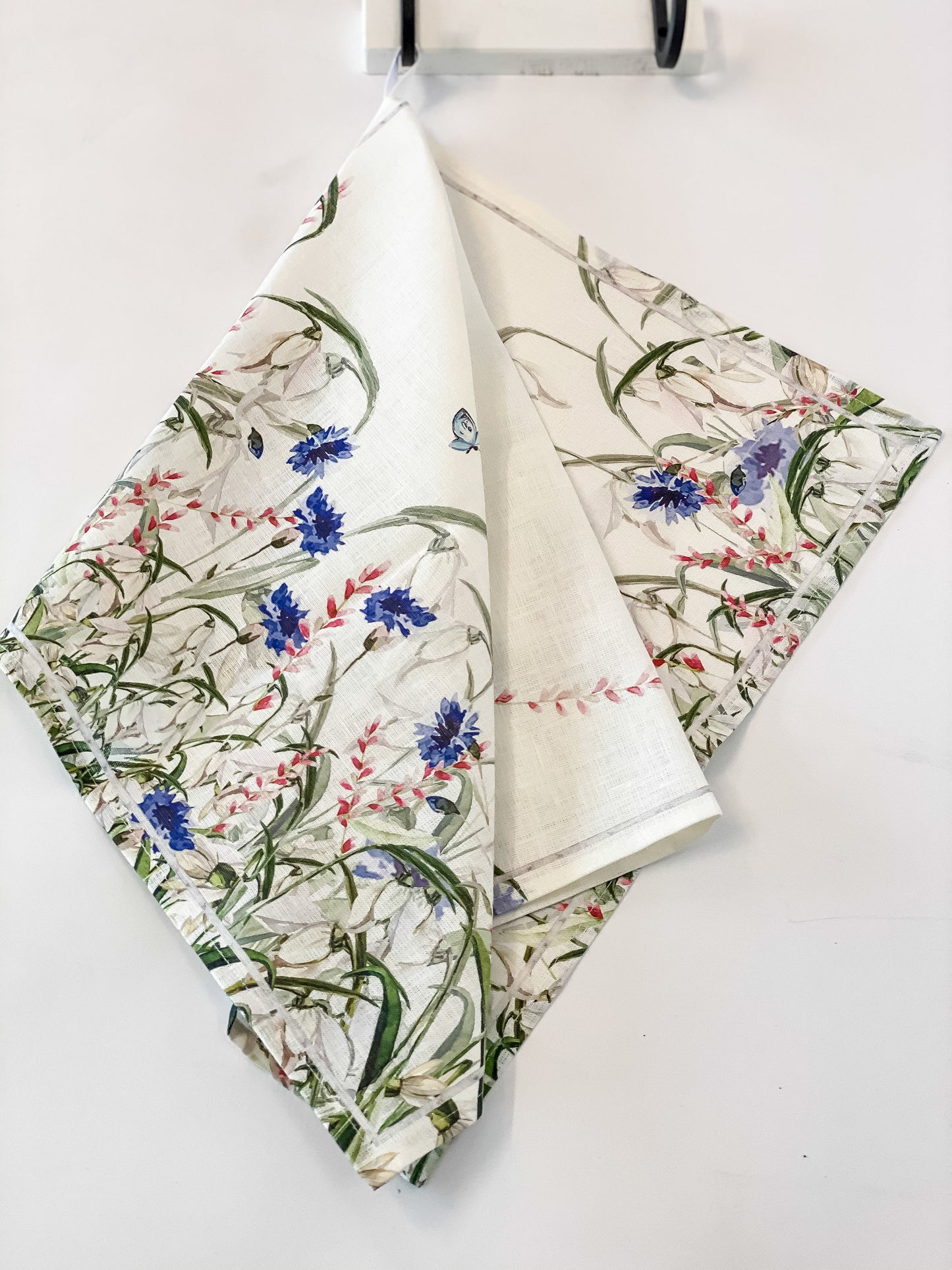 Linen Kitchen Towel | Cornflowers
