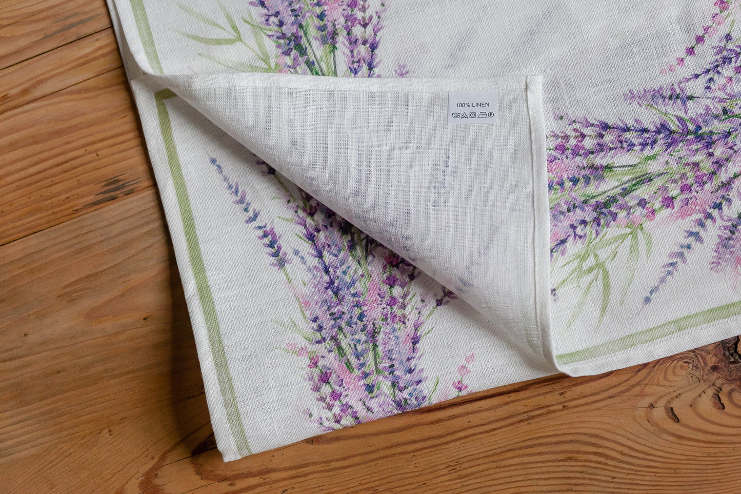 Table runner, Lavenders, linen, custom size, housewarming gift, lavenders, easter table decor, farmhouse decor, wedding table decor, linen