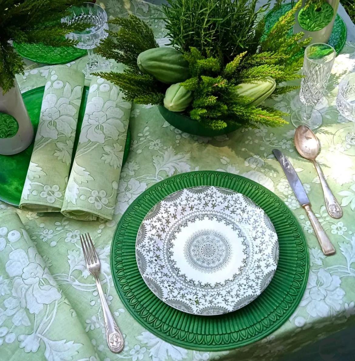Napkins set, Anna Maria Garthwaite, Spitalfields, 1752 - 1753, 100% linen, green edition