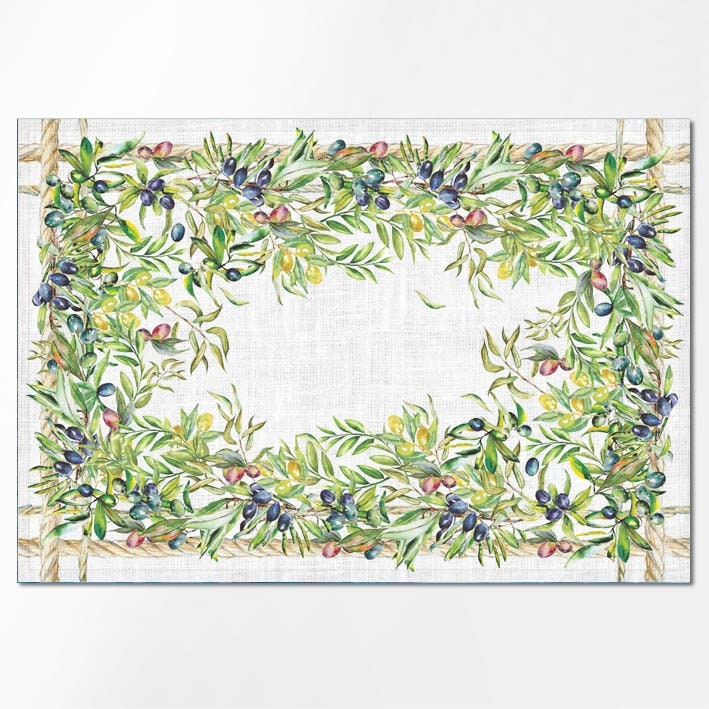Placemats set, olive print, linen placemats, wabi sabi, farmhouse decor, fabric placemats, cloth napkins, table decor, mother in law gift