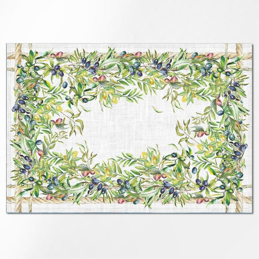 Placemats set, olive print, linen placemats, wabi sabi, farmhouse decor, fabric placemats, cloth napkins, table decor, mother in law gift