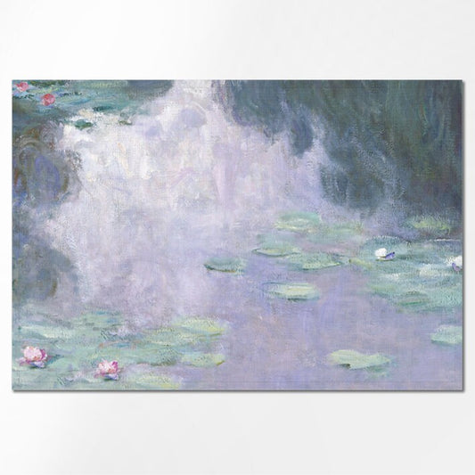 Placemats set (4 or 6), Water Lilies, Claude Monet, Art print, Monet Lilies, Linen placemats, fabric placemats, LINENISLOVE
