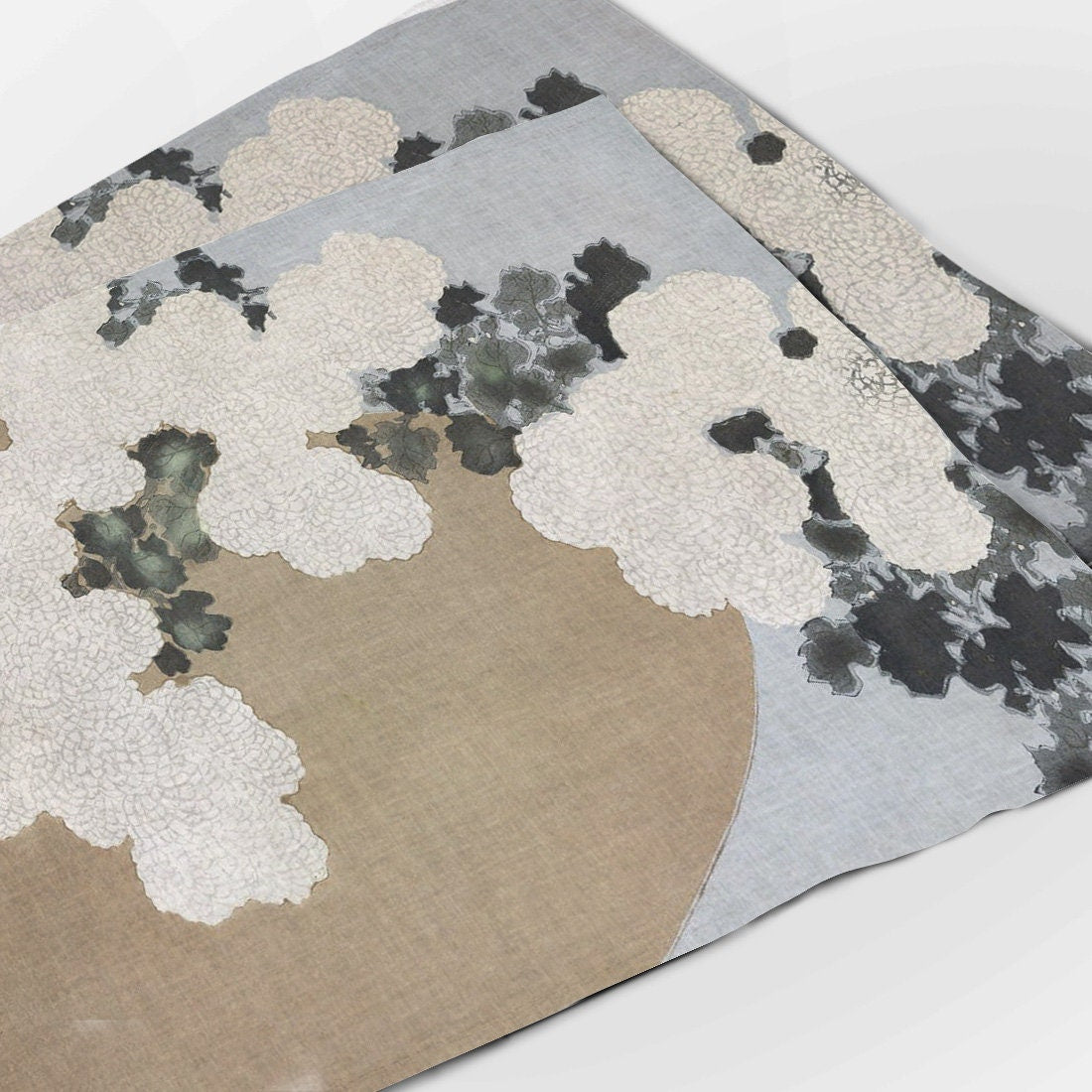 Placemats set, Kamisaka Sekka, Spring Blossom, linen placemats, Japan art, Japan placemats, wabi sabi, 100% linen, fabric placemats