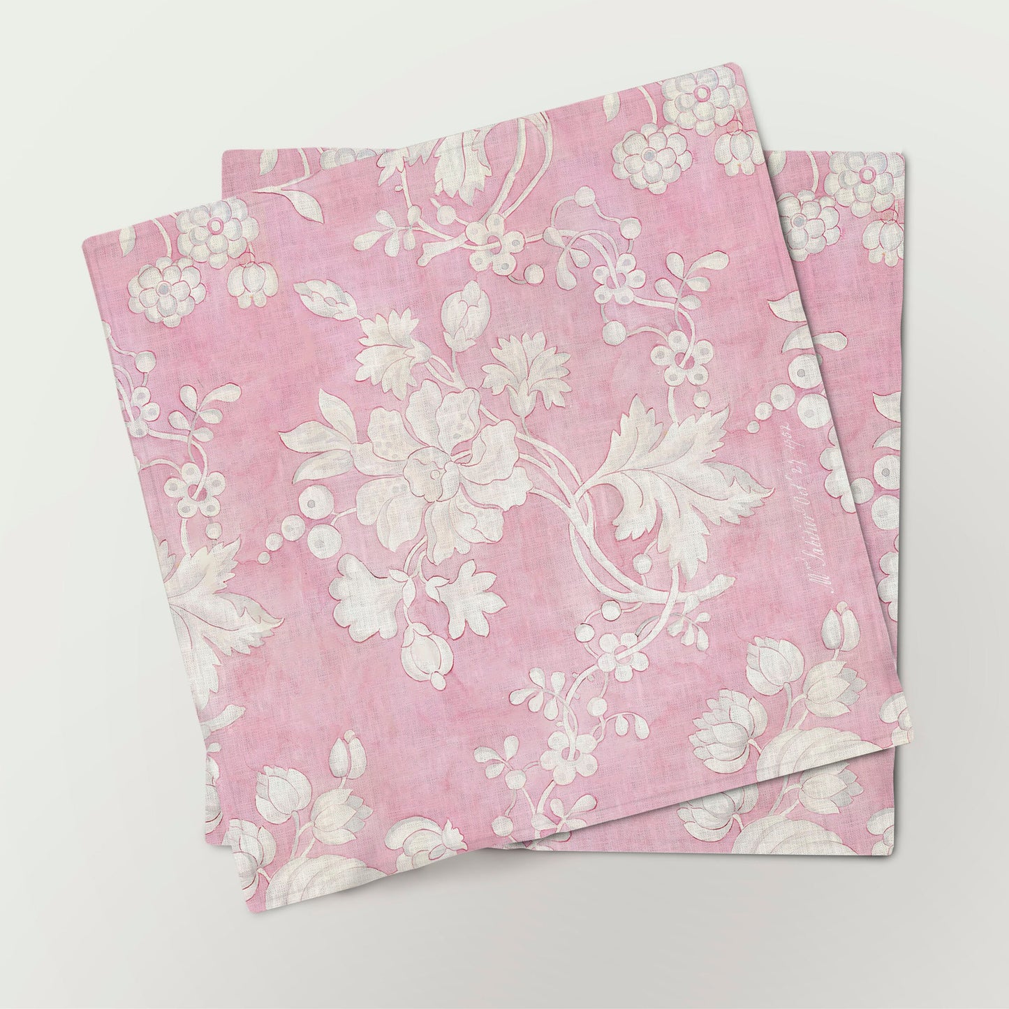 Napkins set, Anna Maria Garthwaite, Spitalfields, 1752 - 1753, 100% linen
