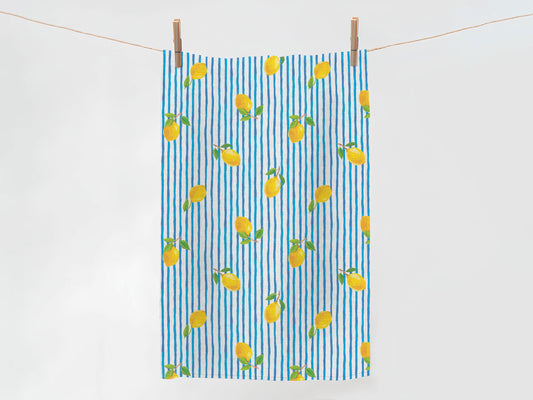 Kitchen towel, Fresh Summer, linen towel, hand towel, 100% linen