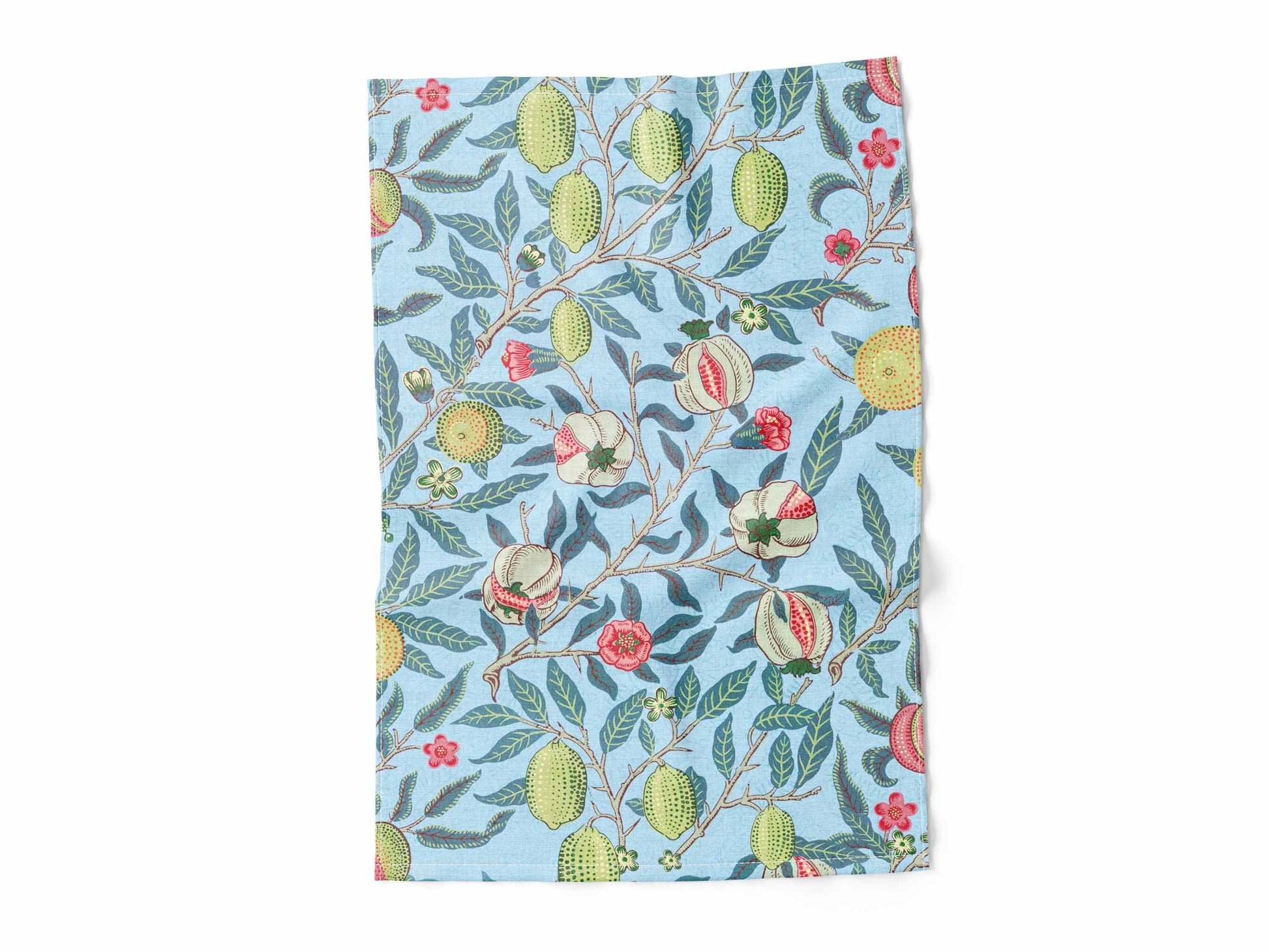 Kitchen towel, William Morris, Four Fruits, tea towel, linen towel, towel with hook, 100% linen, linen kitchen towel