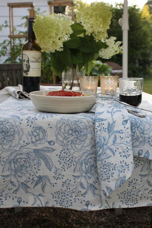 Placemats set, Floral vintage, toile de jouy, linen placemats, wedding gift, linen placemats, custom placemats, 100% linen fabric