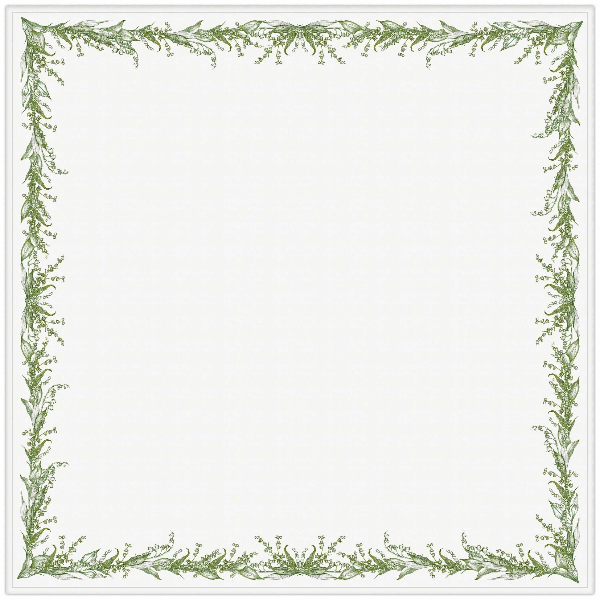 Tablecloth, Lilies of the Valley, fabric tablecloth, 100% linen, Easter tablecloth