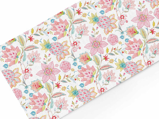 Table runner, Pineapple Garden, wedding table decor, linen table top, 100% linen