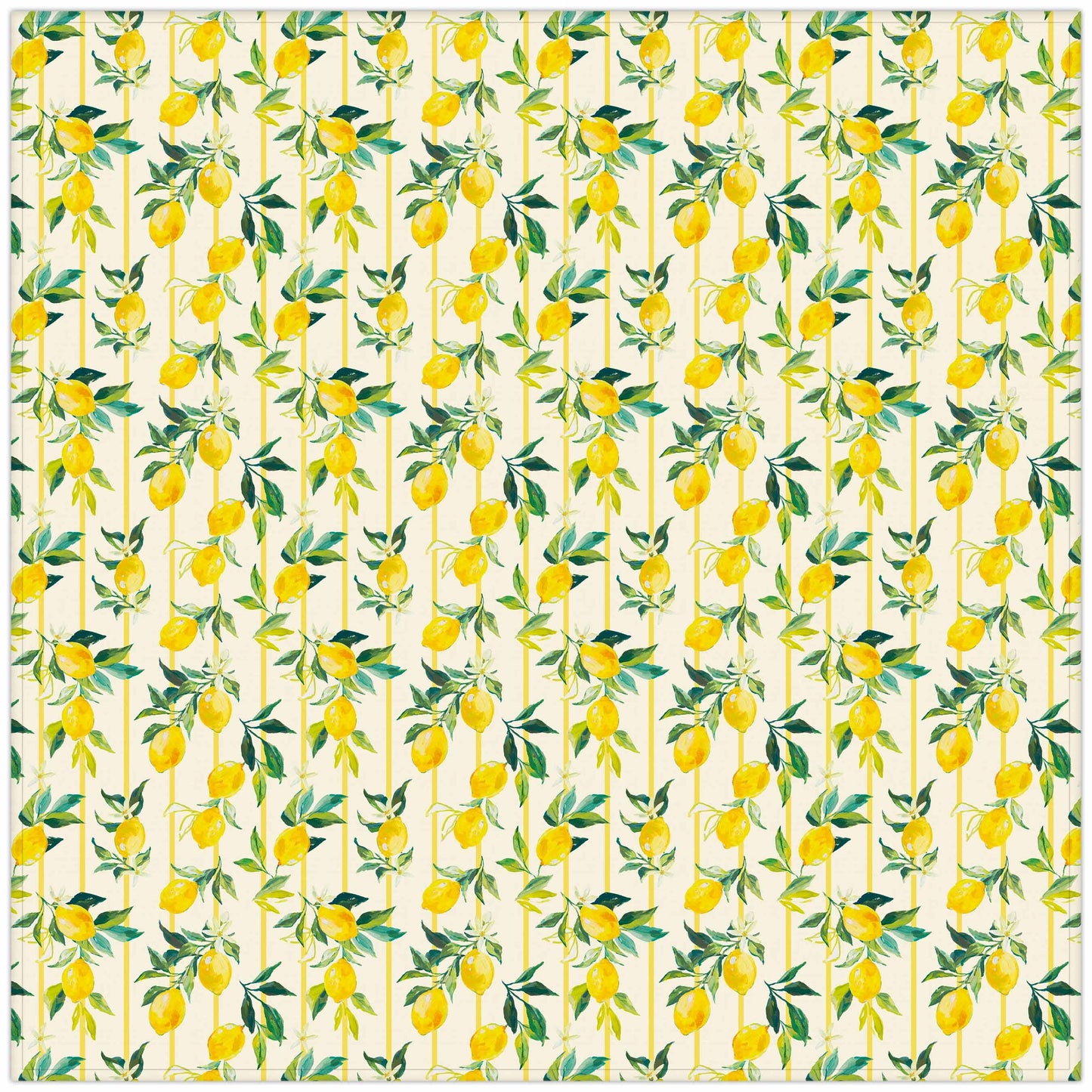 Linen tablecloth, Tuscan Lemon, Summer tablecloth,, Provence style, 100% linen fabric