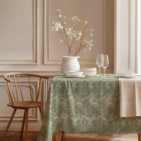 Tablecloth, Tulips, William Morris, linen tablecloth, 100% linen, LINENISLOVE