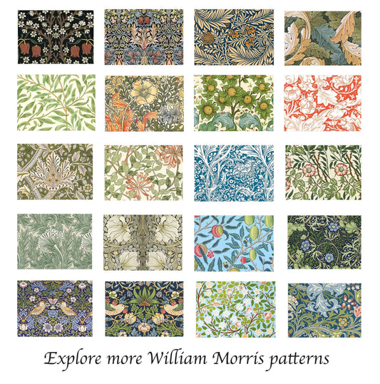 Linen apron, William Morris, The Strawberry Thief, women apron, 100% linen apron, apron wholesale, cross back apron, apron with pocket
