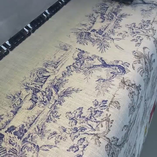 Placemats, Toile de Jouy, placemats set of 4, placemats set of 6, fabric placemats, linen placemats, placemats set