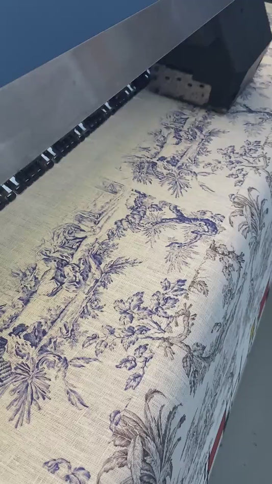 Placemats, Toile de Jouy, placemats set of 4, placemats set of 6, fabric placemats, linen placemats, placemats set