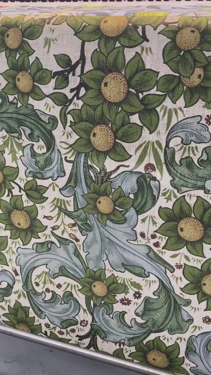 Tablecloth, Orchard, 1955, John Henry Dearle, Orange tree, custom size, William Morris, linen tablecloth, 100% linen, LINENISLOVE