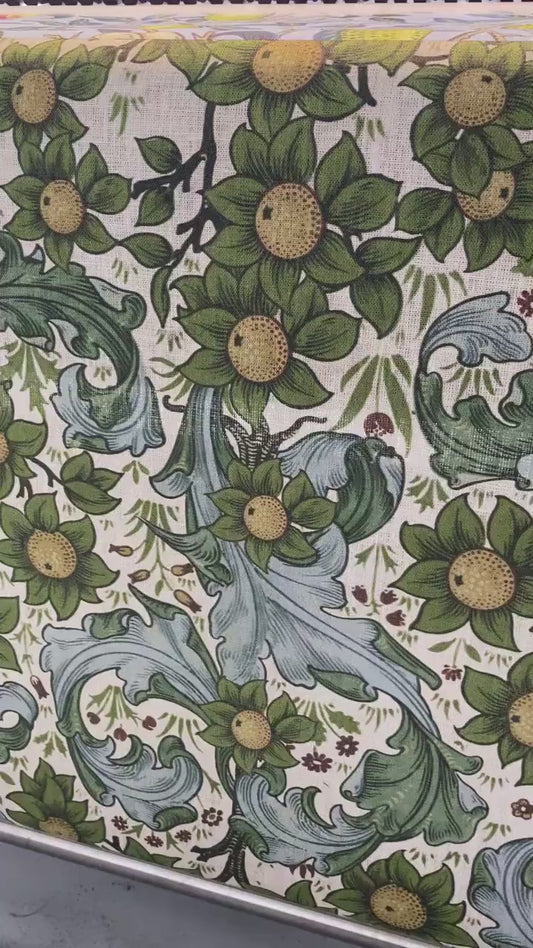Tablecloth, Orchard, 1955, John Henry Dearle, Orange tree, custom size, William Morris, linen tablecloth, 100% linen, LINENISLOVE